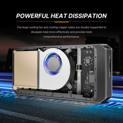 BoostR eGPU Oculink GPU Dock - AMD Radeon RX 7600M XT RDNA3.0 8GB 4TB - BoostR eGPU