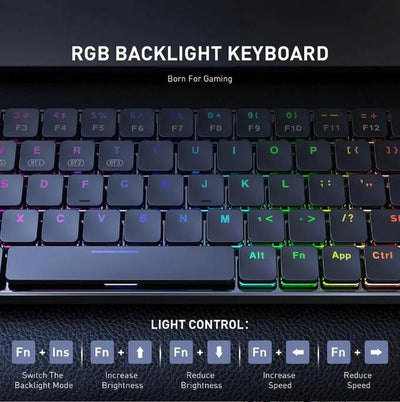 69 Key RGB Bluetooth Keyboard - BoostR eGPU