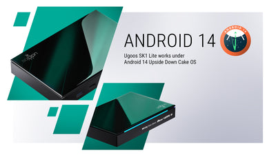 Ugoos SK1 LITE Dolby Atmos Vision TV BOX 8K Amlogic S928X-K Android 11.0 LPDDR4 4GB RAM 64GB ROM WiFi6 1000M BT5.2 USB3.0 Support AV1 H.265 8K 60fps VP9 HDR Box - BoostR eGPU