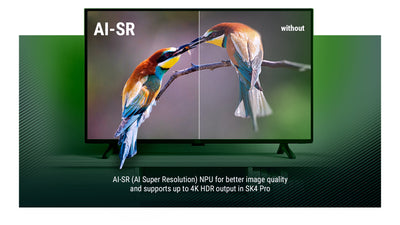 Ugoos SK4 PRO AMLOGIC S905X5M-K DTS Dolby Vision ATMOS Widevine L1 Android 14 TV box - BoostR eGPU