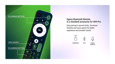 Ugoos SK4 PRO AMLOGIC S905X5M-K DTS Dolby Vision ATMOS Widevine L1 Android 14 TV box - BoostR eGPU