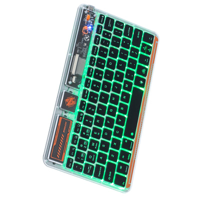 Transparent Bluetooth Backlit Keyboard - BoostR eGPU