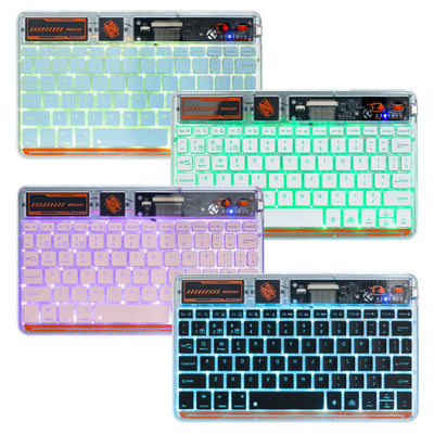 Transparent Bluetooth Backlit Keyboard - BoostR eGPU