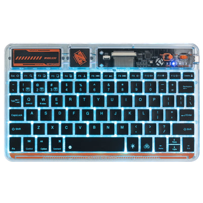 Transparent Bluetooth Backlit Keyboard - BoostR eGPU