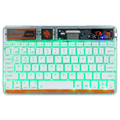 Transparent Bluetooth Backlit Keyboard - BoostR eGPU