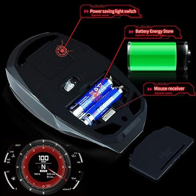 Wireless Silent Mouse - BoostR eGPU